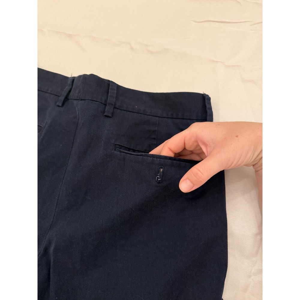 J.Crew Mens Bedford Chino Pants Size 30x30 Blue Navy Casual Preppy Office Work - Picture 6 of 9